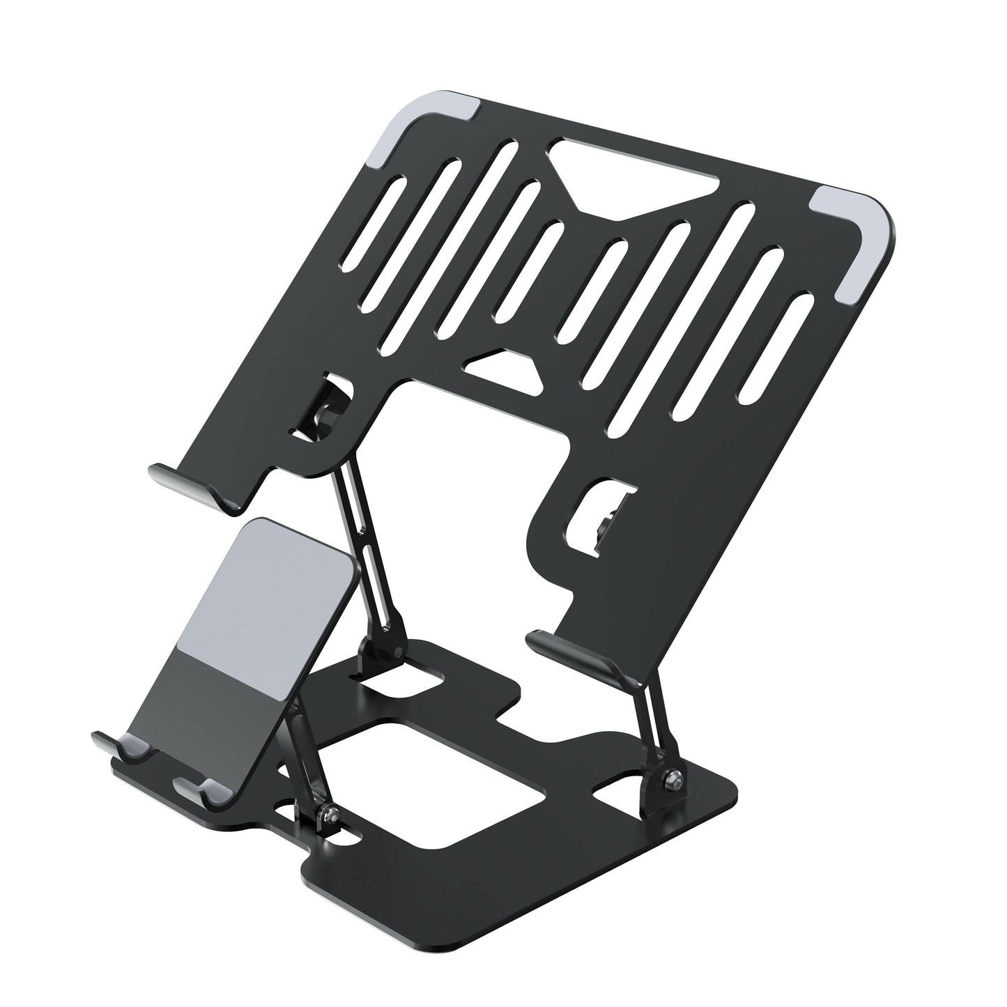 CONQUEROR Laptops & Accessories CONQUEROR - LAPTOP+PHONE HOLDER L34 – SILVER