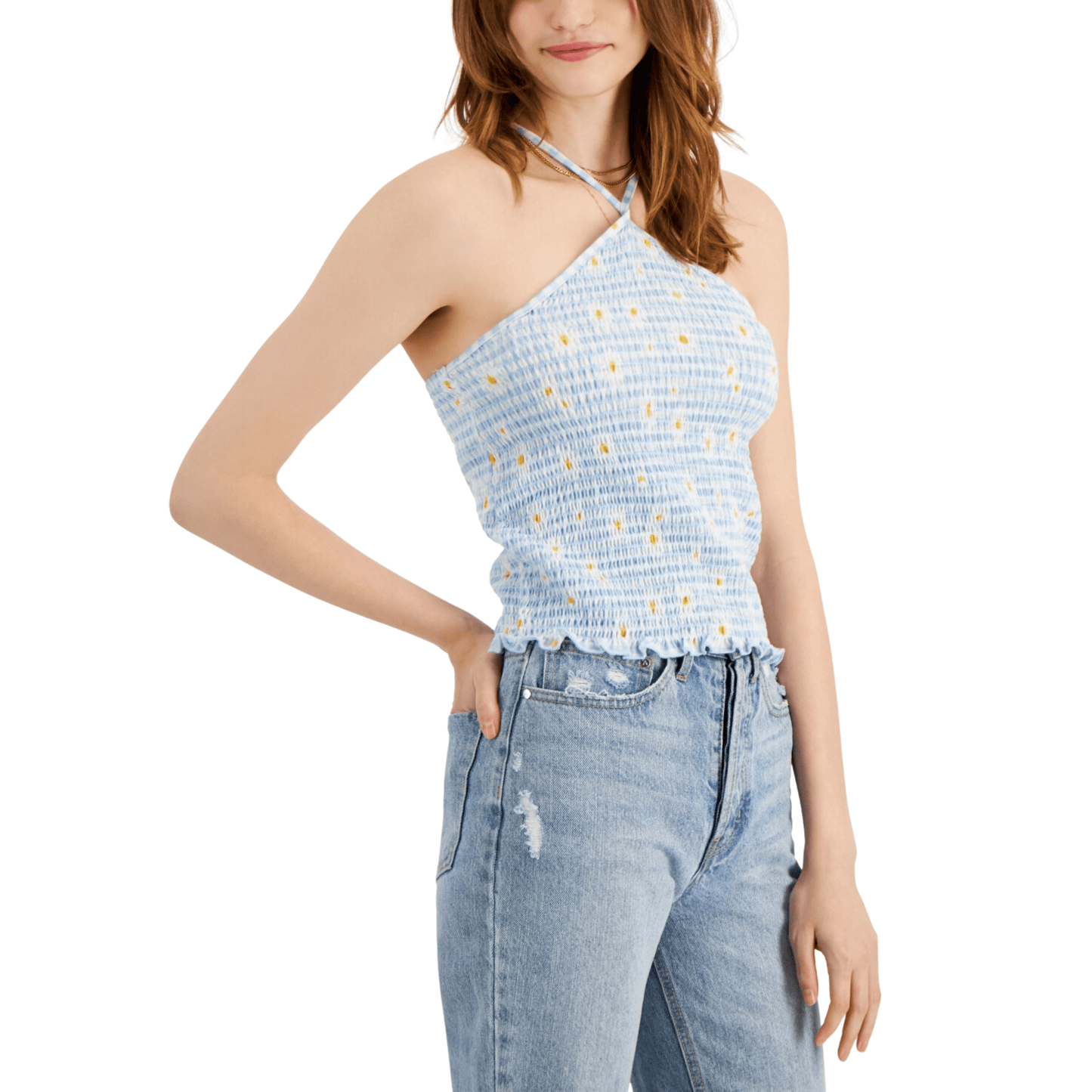 CRAVE FAME Womens Tops CRAVE FAME - Smocked Halter Top