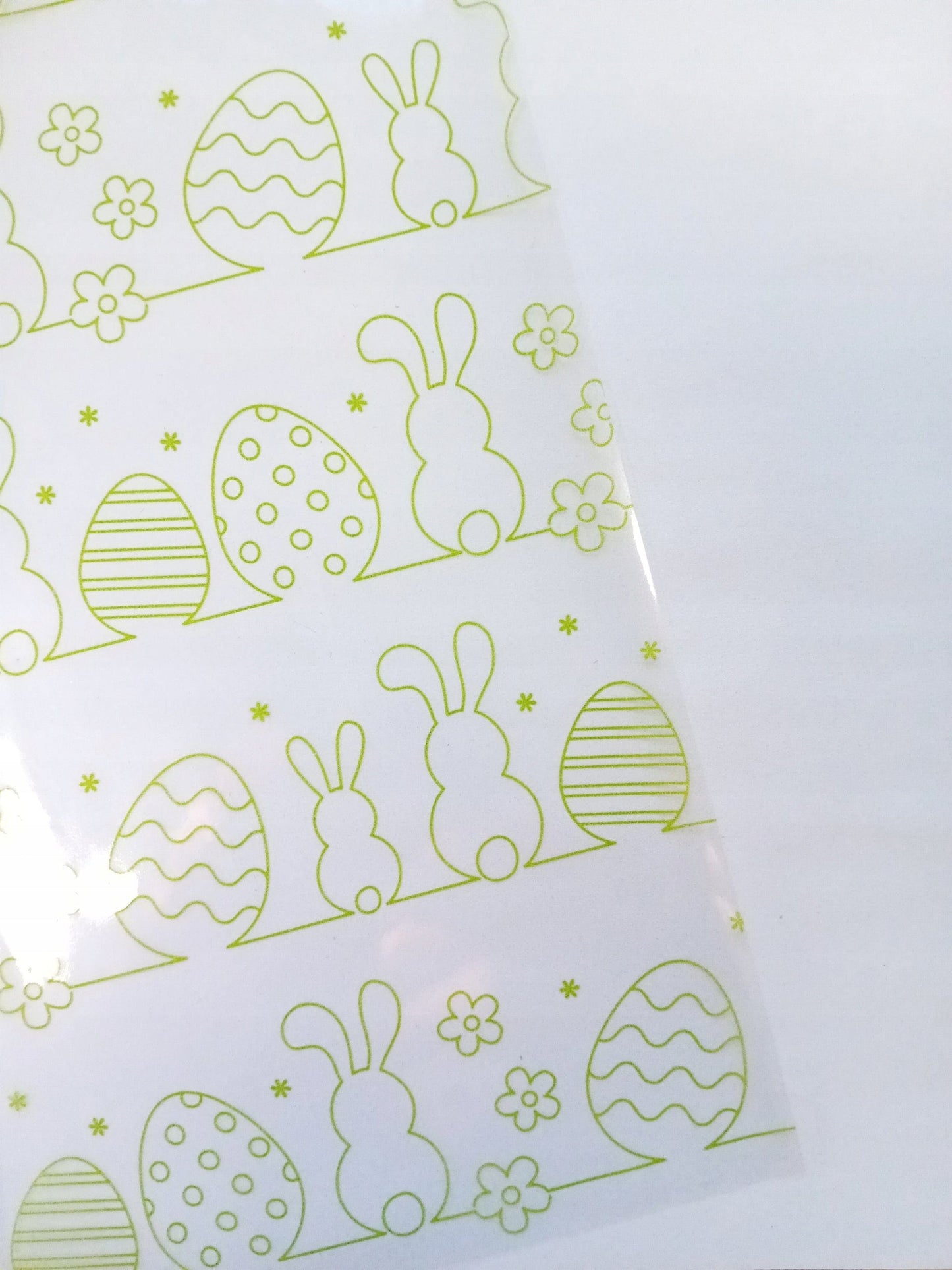 CRELANDO Easter Decoration CRELANDO - Wrapping Paper Transparent Easter
