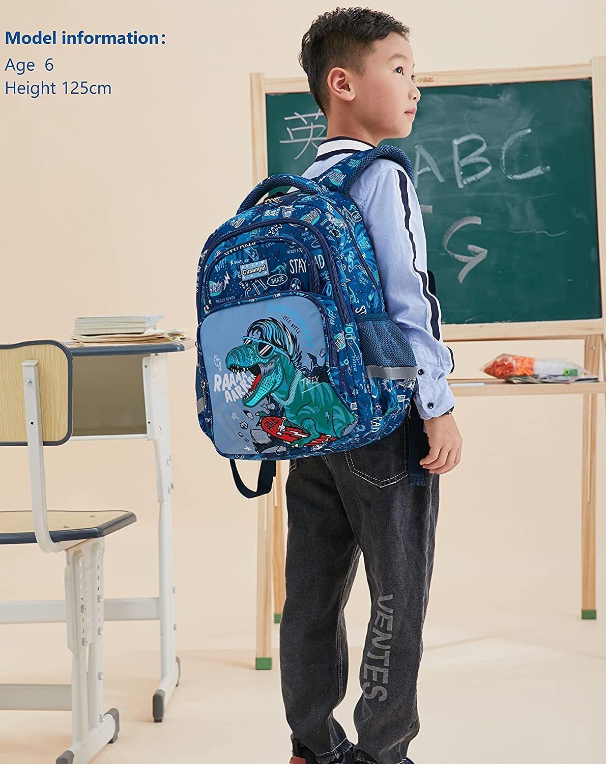 CUSANGEL School Bags Multi-Color CUSANGEL - Cute Cartoon Children Primary School Bags