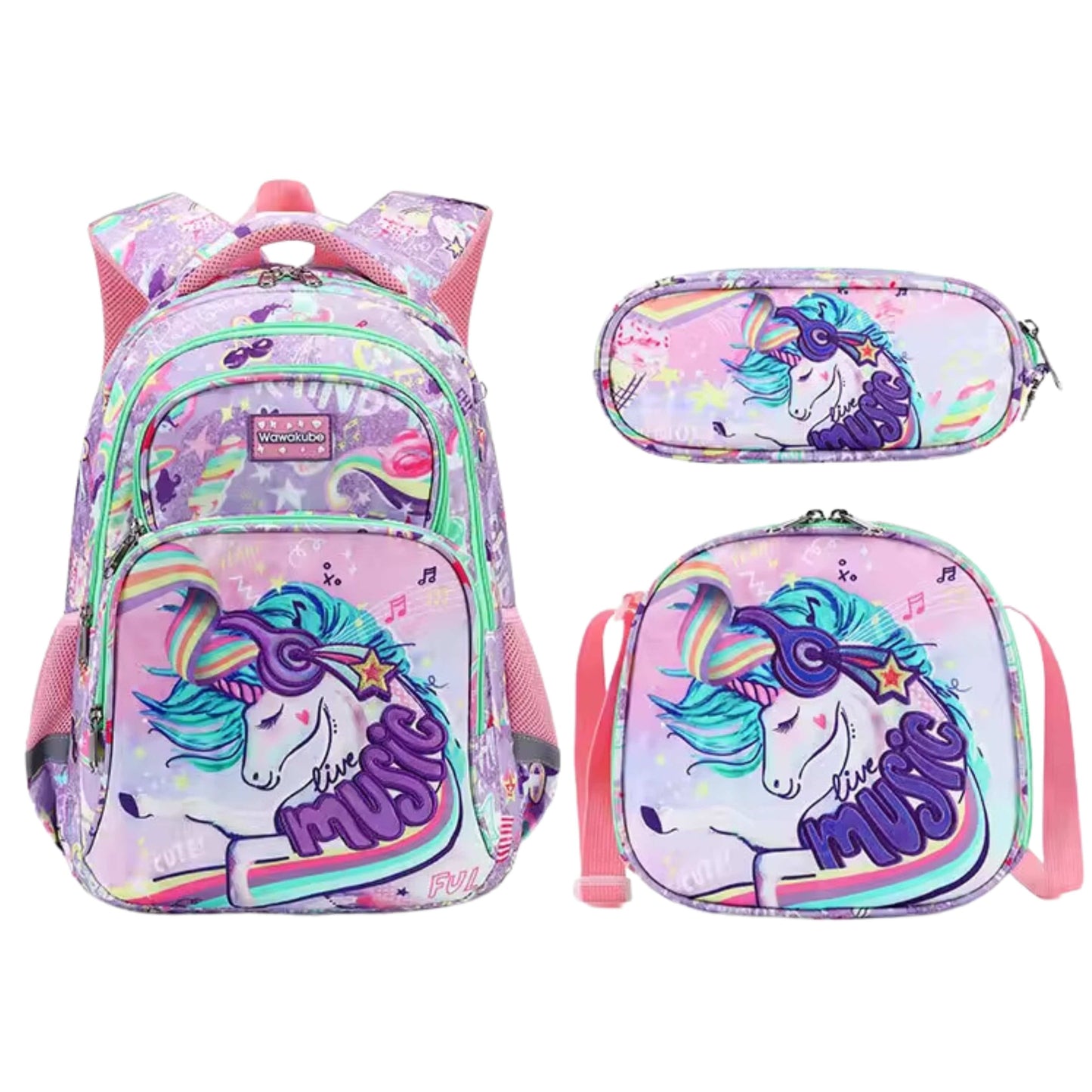 CUSANGEL School Bags Multi-Color CUSANGEL - Unicorn Dinosaur Backpacks Children Schoolbags