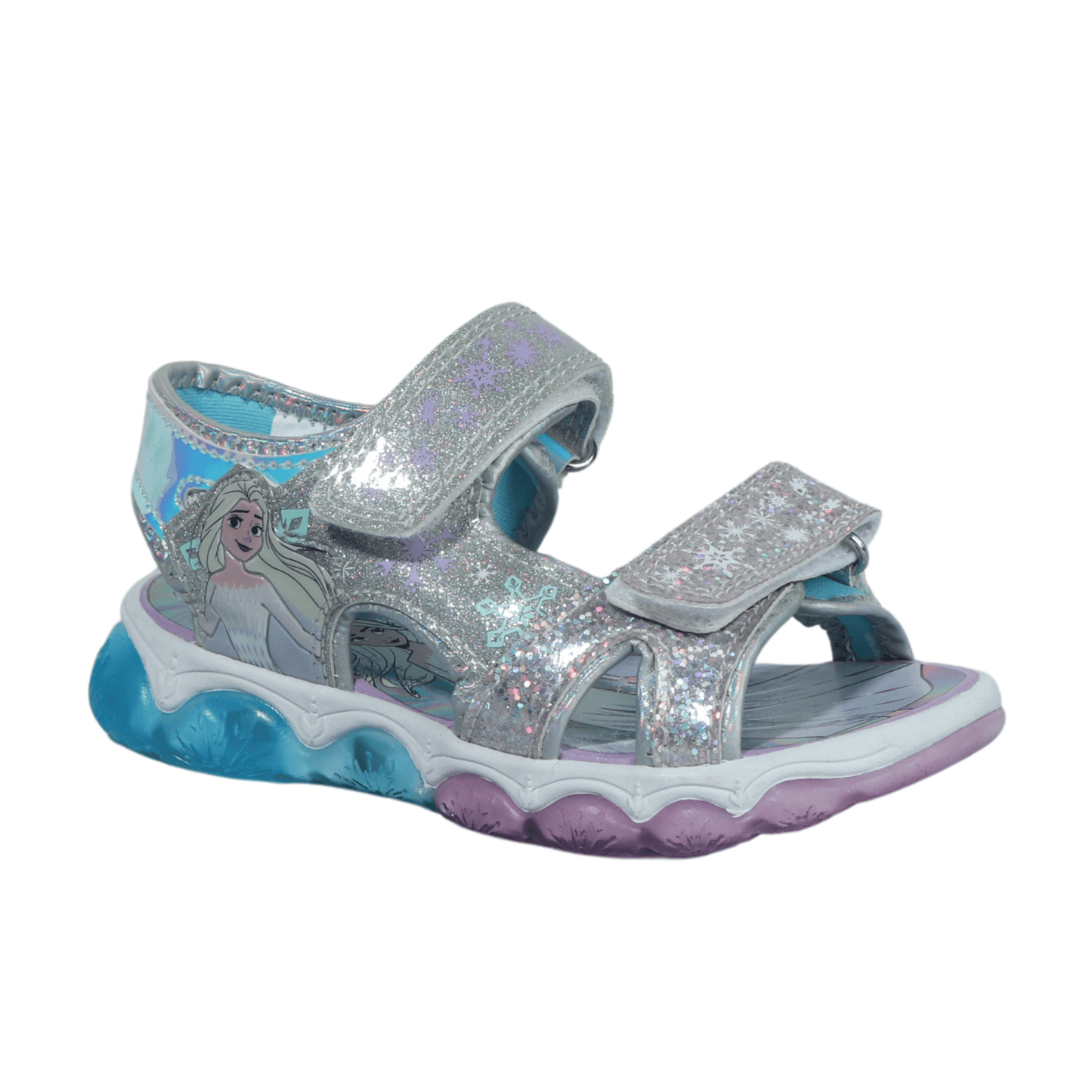DISNEY Baby Shoes 26 / Multi-Color DISNEY - Elsa Anna light up sandals//duplicate