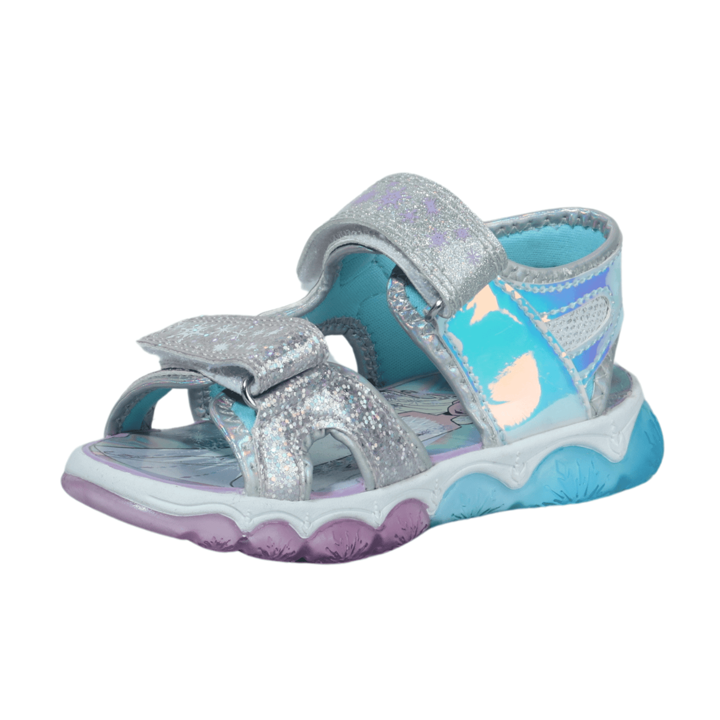 DISNEY Baby Shoes 26 / Multi-Color DISNEY - Elsa Anna light up sandals//duplicate