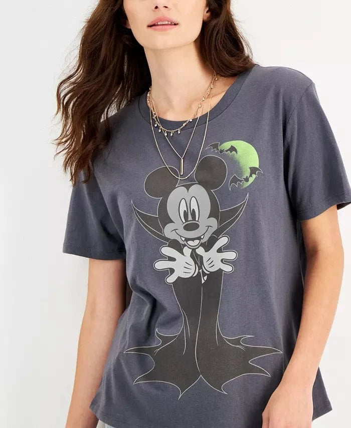 DISNEY Womens Tops DISNEY - Vampire Mickey Graphic T-Shirt