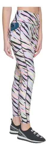 DKNY Womens sports XS / Multi-Color DKNY - Printed High-Waist 7/8 Leggings
