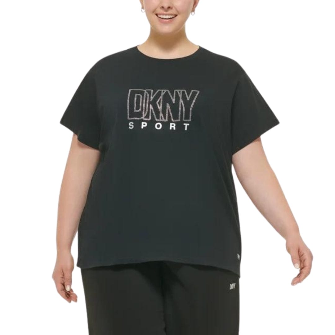 DKNY Womens Tops XXXXL / Black DKNY - Fitness Logo Shirts & Tops