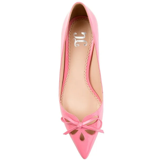 JOURNEE COLLECTION - Lutana Pointed Toe Kitten Heels