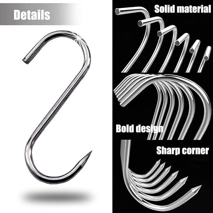 ERNESTO Kitchenware ERNESTO - 5 pieces Metal meat hooks