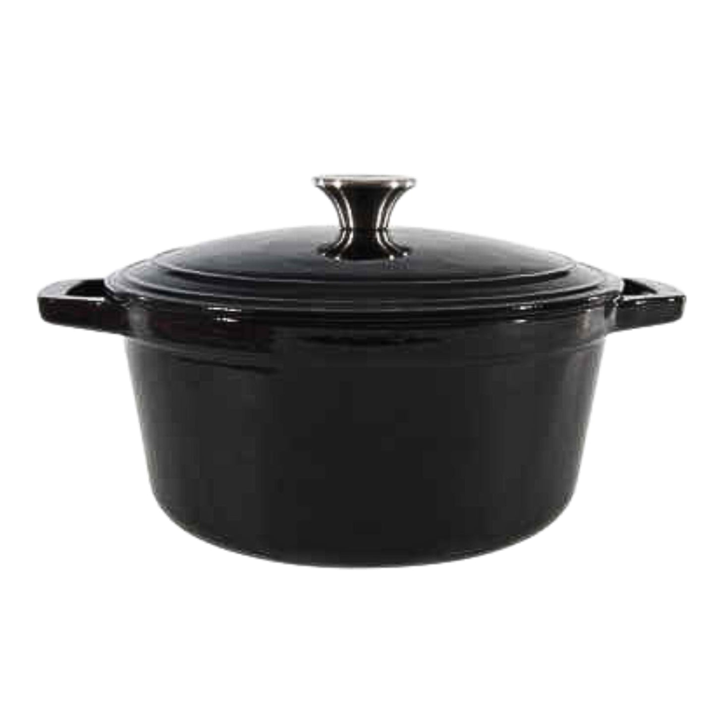 ERNESTO Kitchenware Black ERNESTO - Enameled Cast Iron Casserole Dish