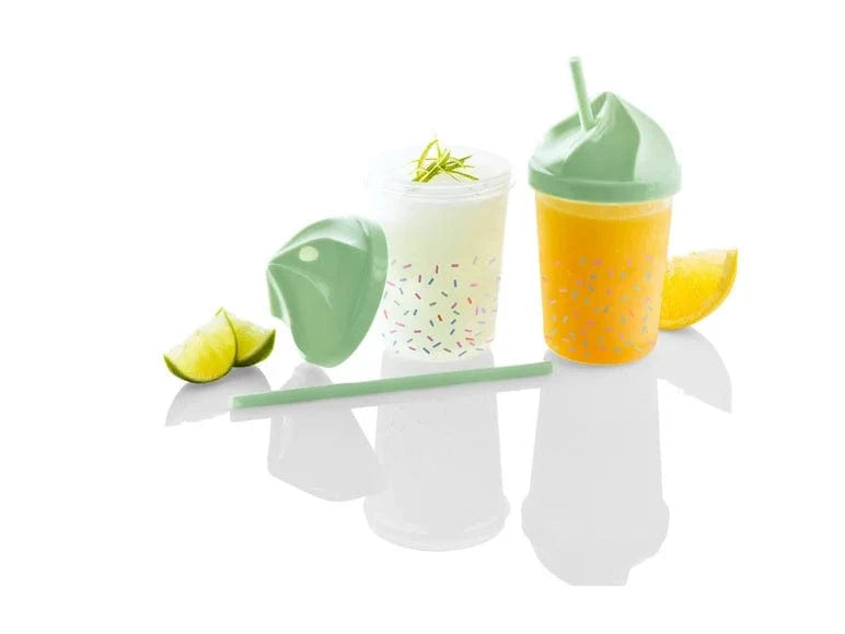 ERNESTO Kitchenware Green ERNESTO - Plastic Cup Set