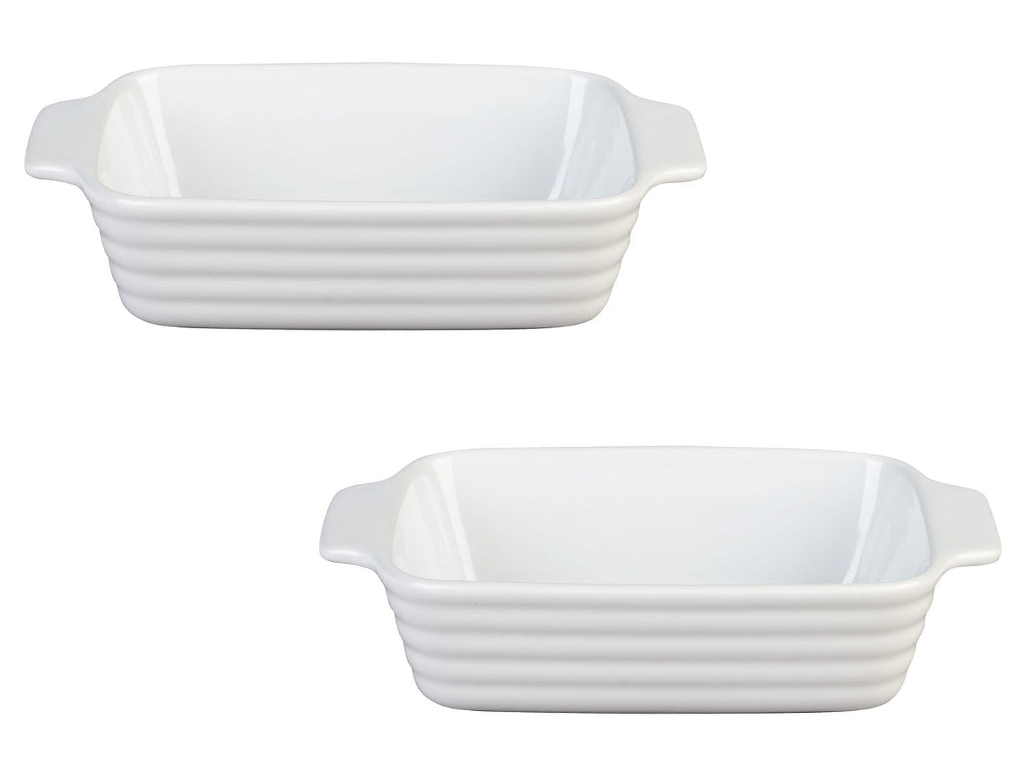 ERNESTO Kitchenware White ERNESTO - Set of Small Oven Dish