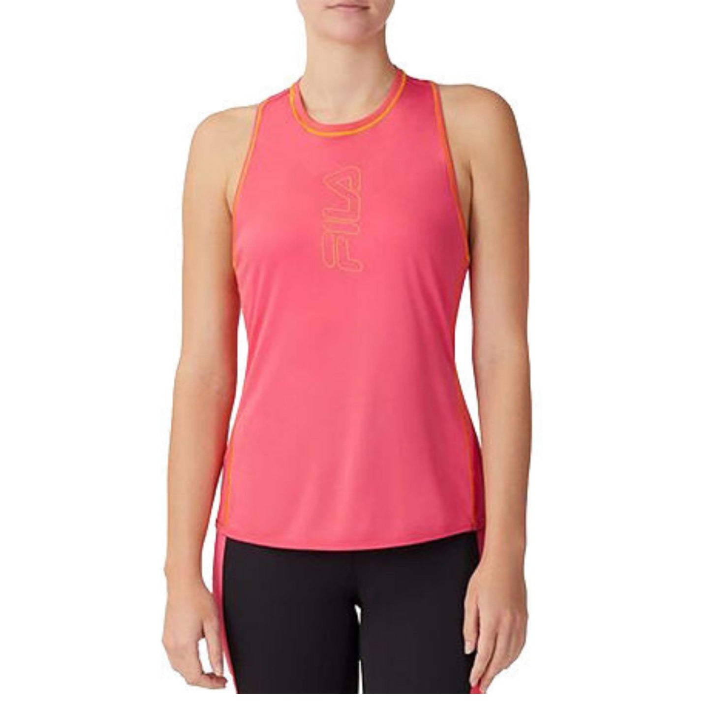 FILA Womens Tops S / Pink FILA - Crew Neck Sleeveless Tank Top