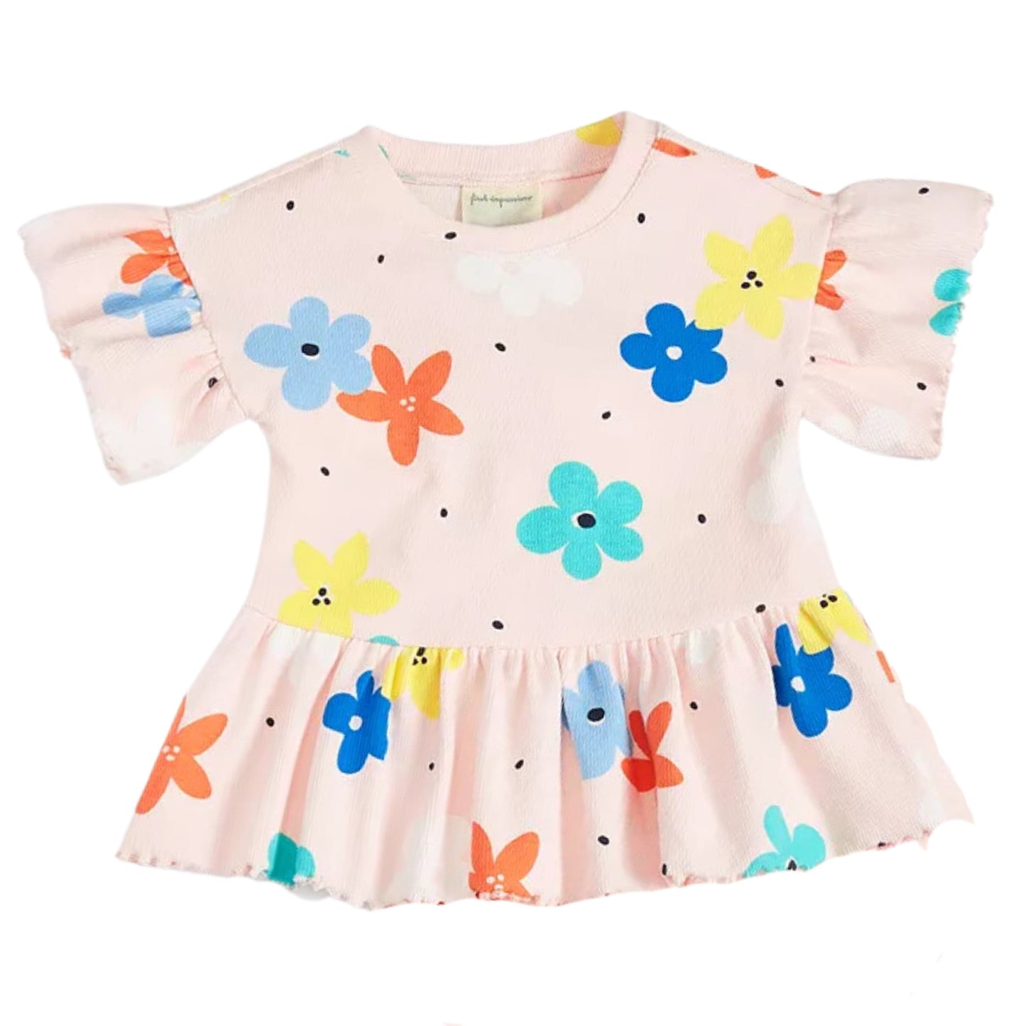 FIRST IMPRESSIONS Baby Girl 0-3 Month / Pink FIRST IMPRESSIONS - BABY - Floral-Print Top