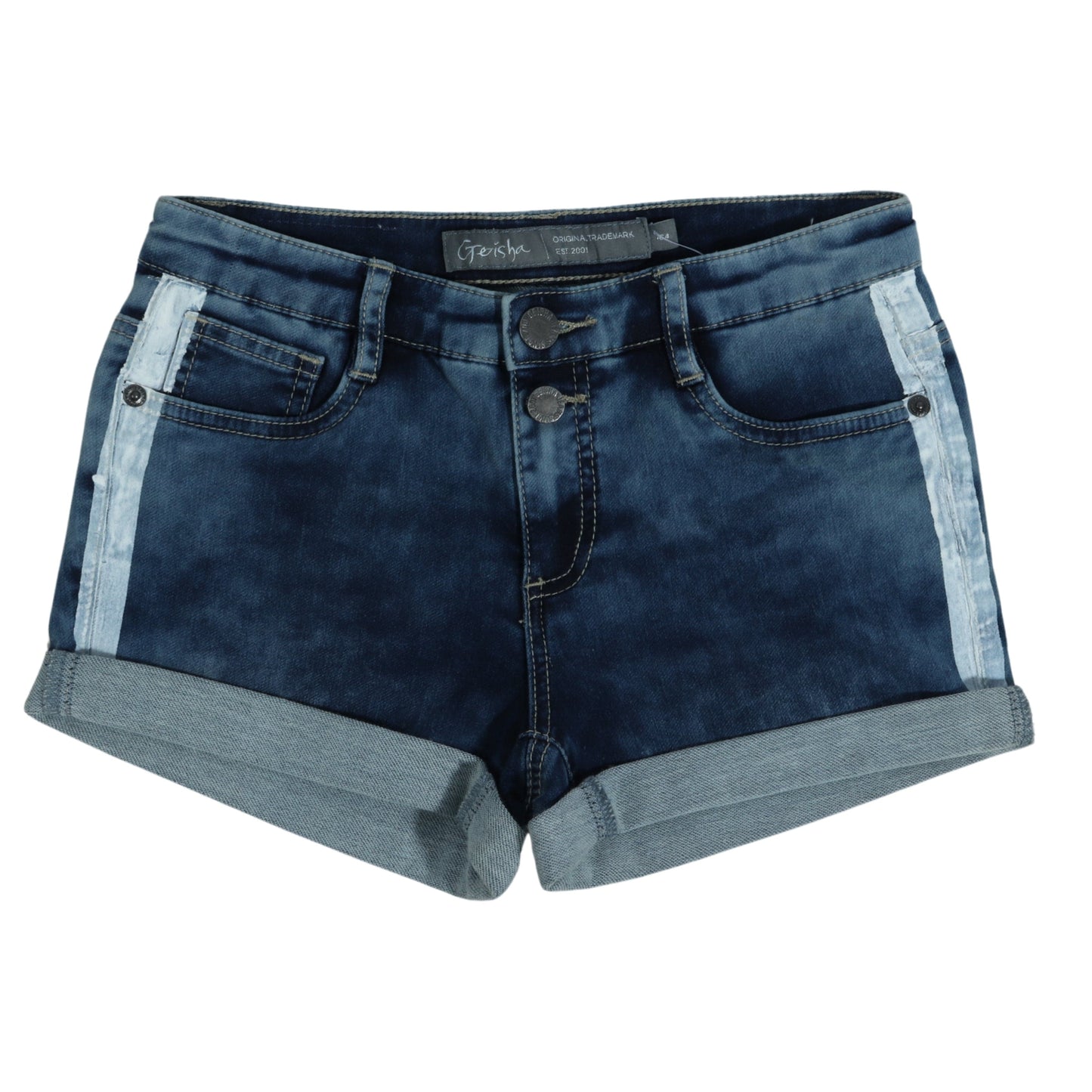 GEISHA Girls Bottoms L / Blue GEISHA - KIDS - Denim Short
