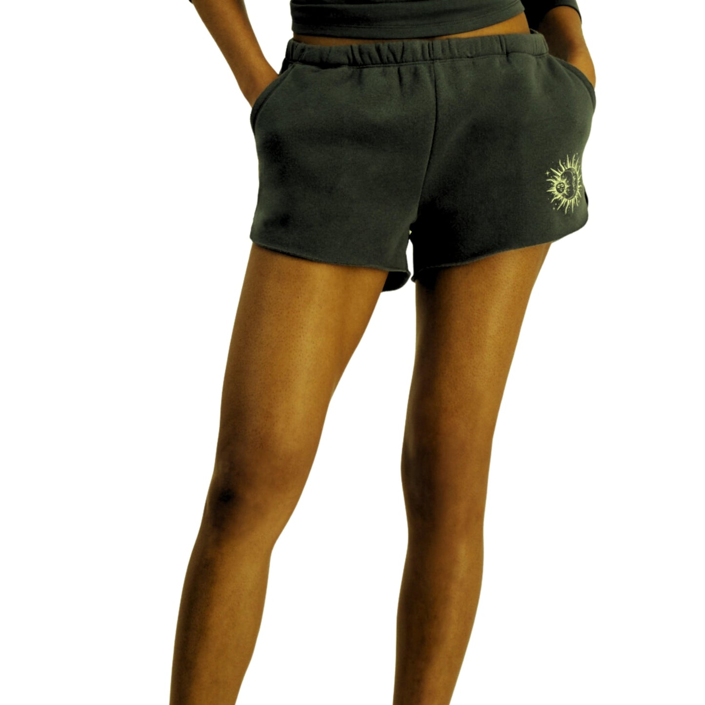 GRAYSON / THREADS Womens Bottoms L / Grey GRAYSON / THREADS - Celestial Shorts