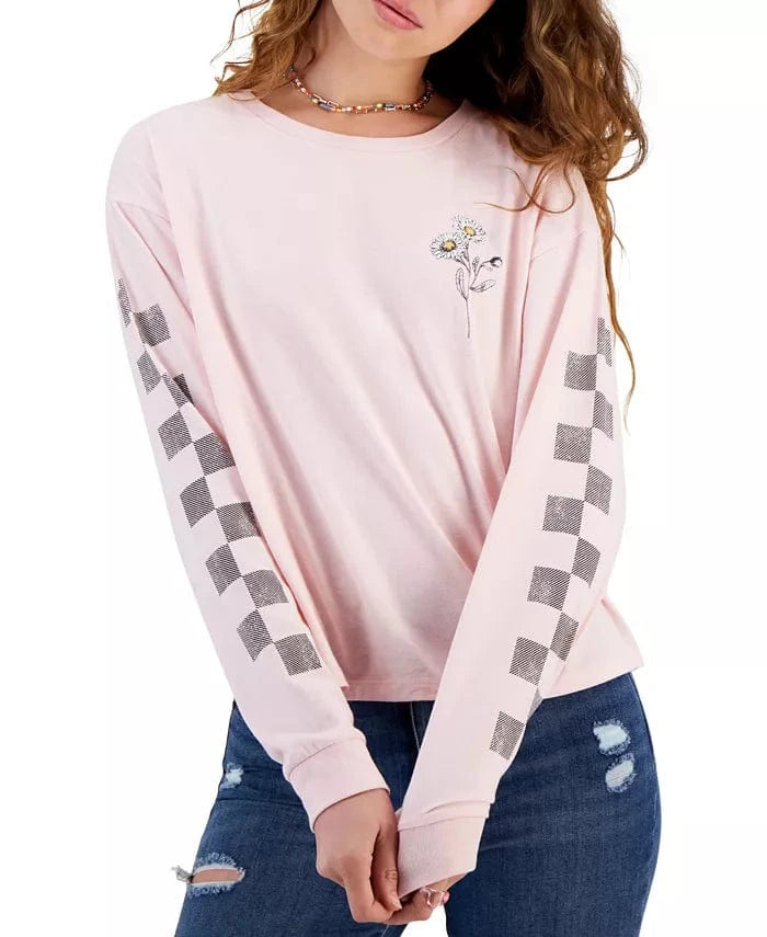 GRAYSON / THREADS Womens Tops GRAYSON / THREADS - Checkered Long-Sleeve Blouse