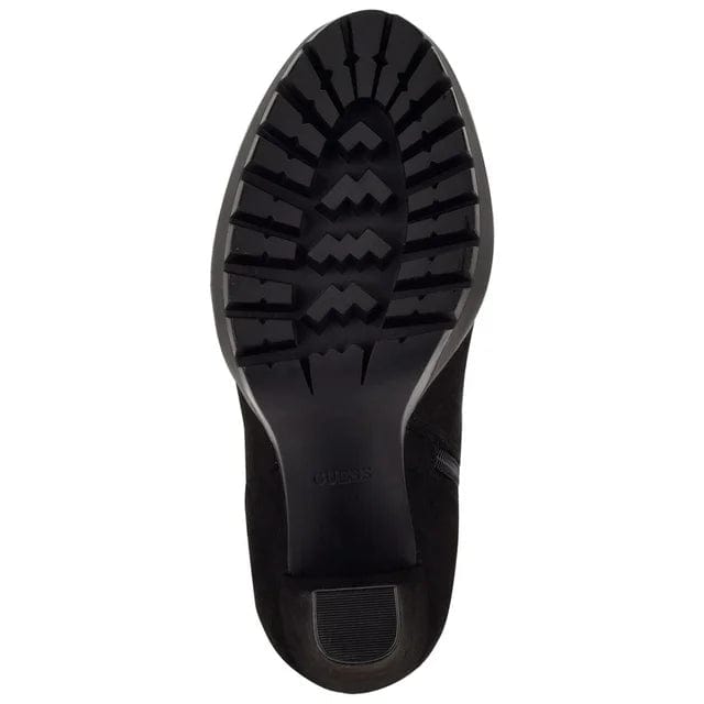 GUESS Womens Shoes 36 / Black GUESS - Toe Block Heel Zip-up Heeled Boots