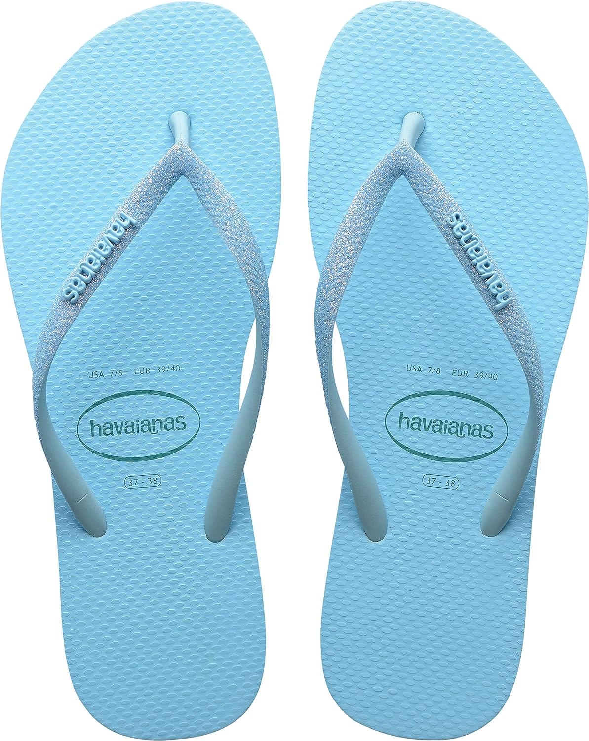 HAVAIANAS Kids Shoes HAVAIANAS - Kids - Slim Glitter Neon Flip Flops