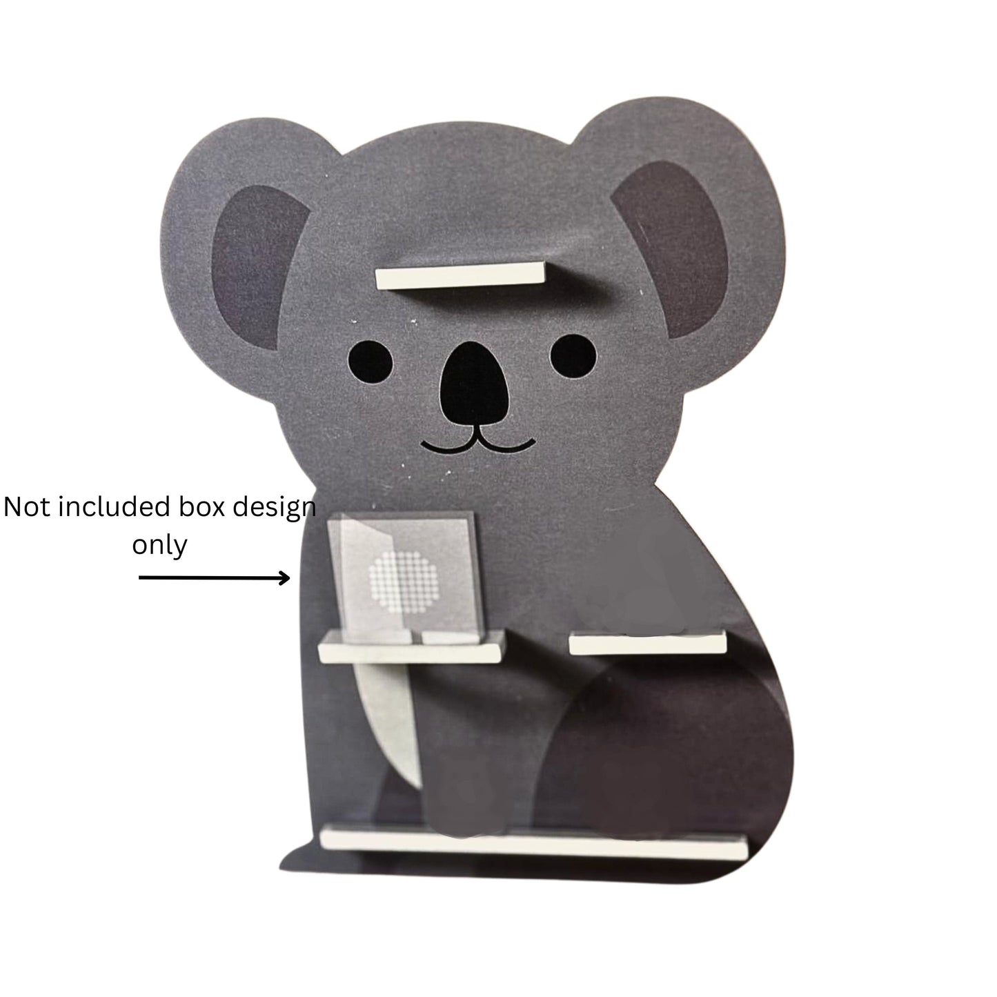HOME CREATION Home Decoration & Accessories Grey HOME CREATION - Koala wood wall decoration
