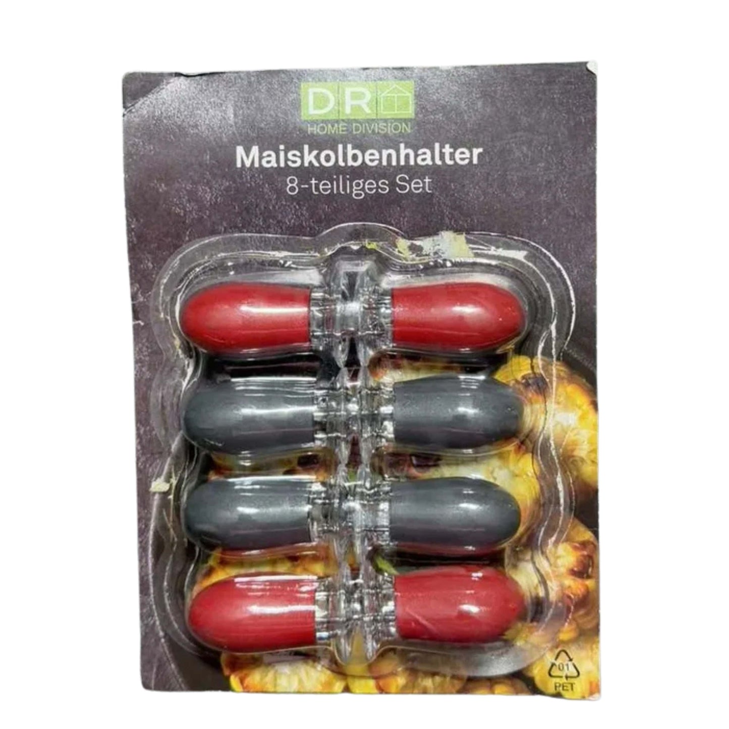 HOME DIVISION Kitchenware HOME DIVISION - Set of 8 corn cob holders