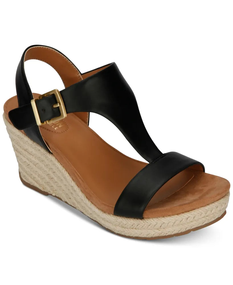 REACTION - Card Wedge Espadrille Sandals
