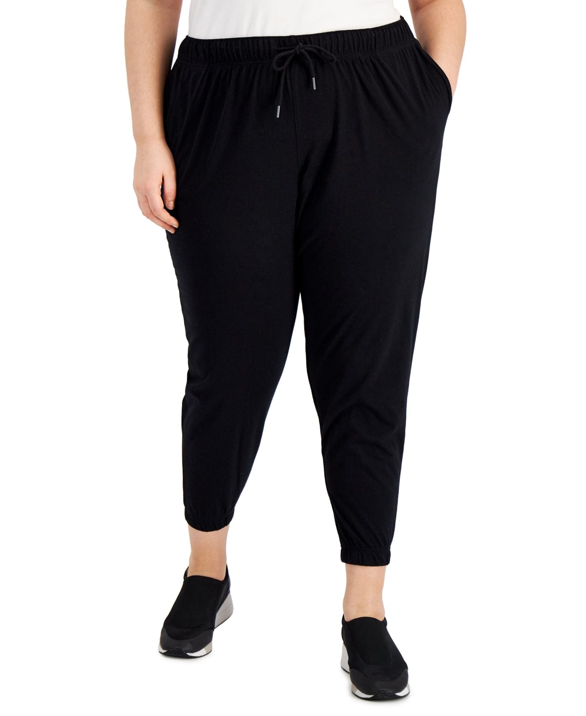 IDEOLOGY Womens Bottoms XXXL / Black IDEOLOGY - Off Duty Jogger Pants