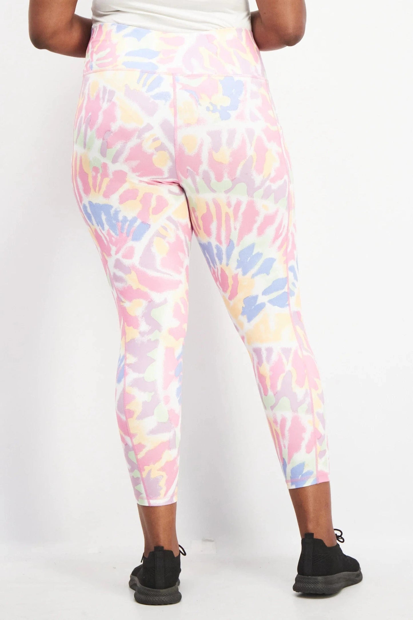 IDEOLOGY Womens Bottoms XXXL / Multi-Color IDEOLOGY - Plus Size Twisted Colors 7/8 Leggings