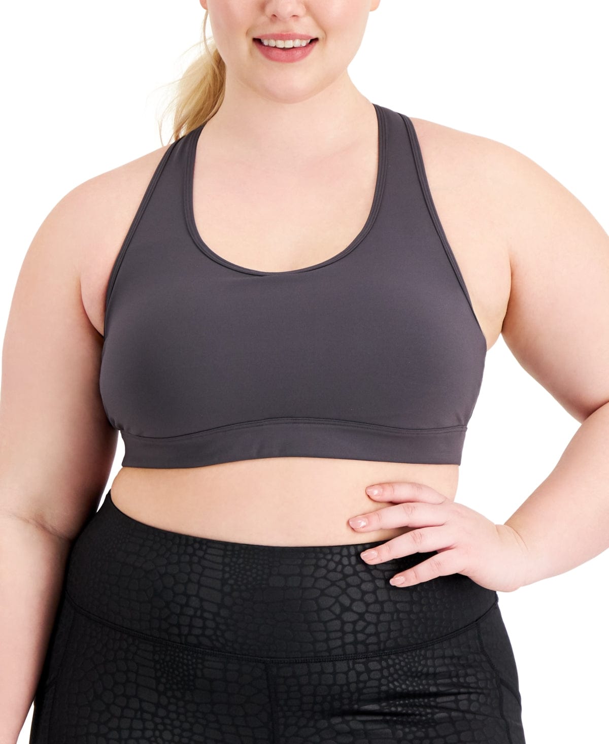 IDEOLOGY Womens sports XXL / Grey IDEOLOGY - Performance Medium Impact Sports Bra