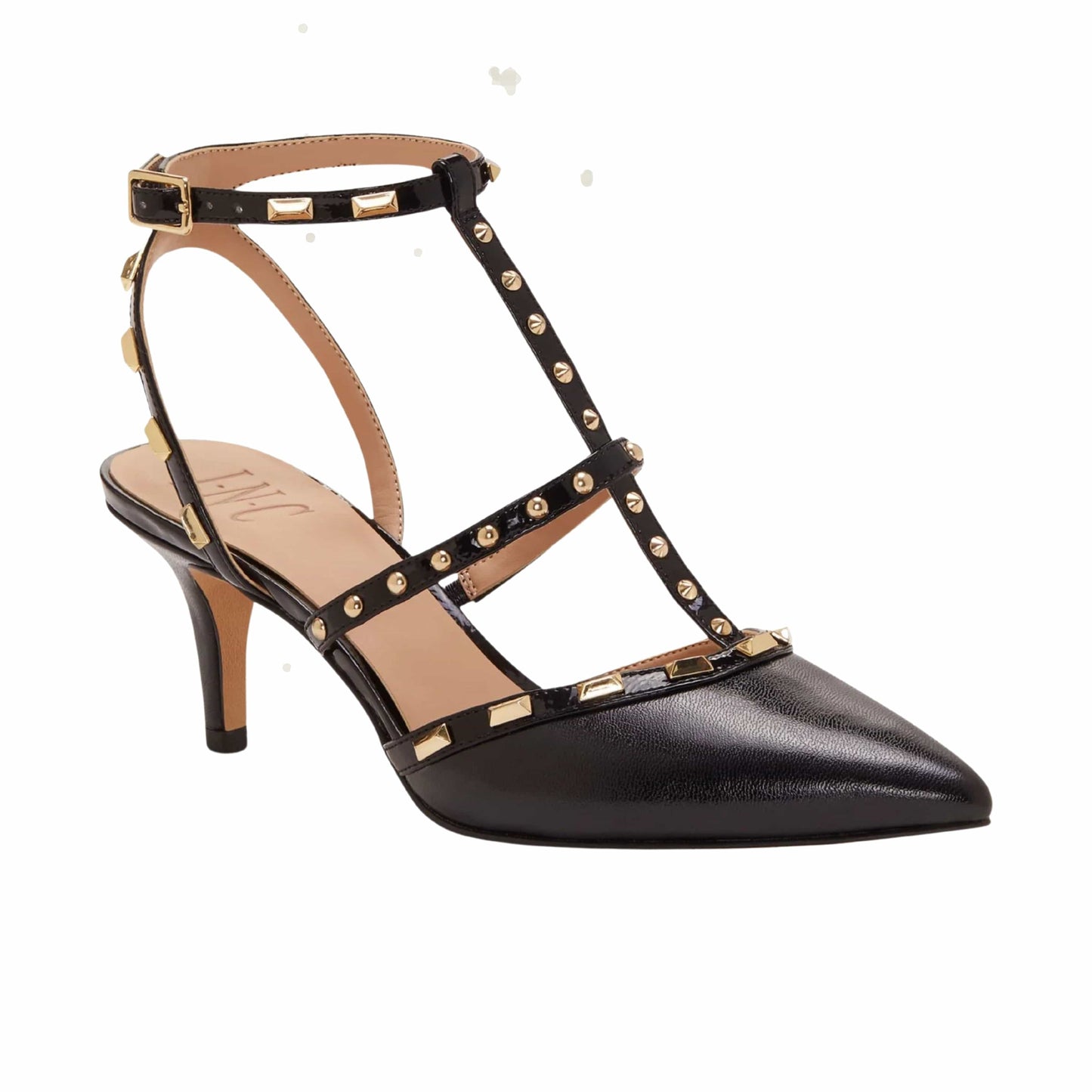 INC INTERNATIONAL CONCEPTS Womens Shoes 37.5 / Black INC INTERNATIONAL CONCEPTS - Pointed Toe Special Heel