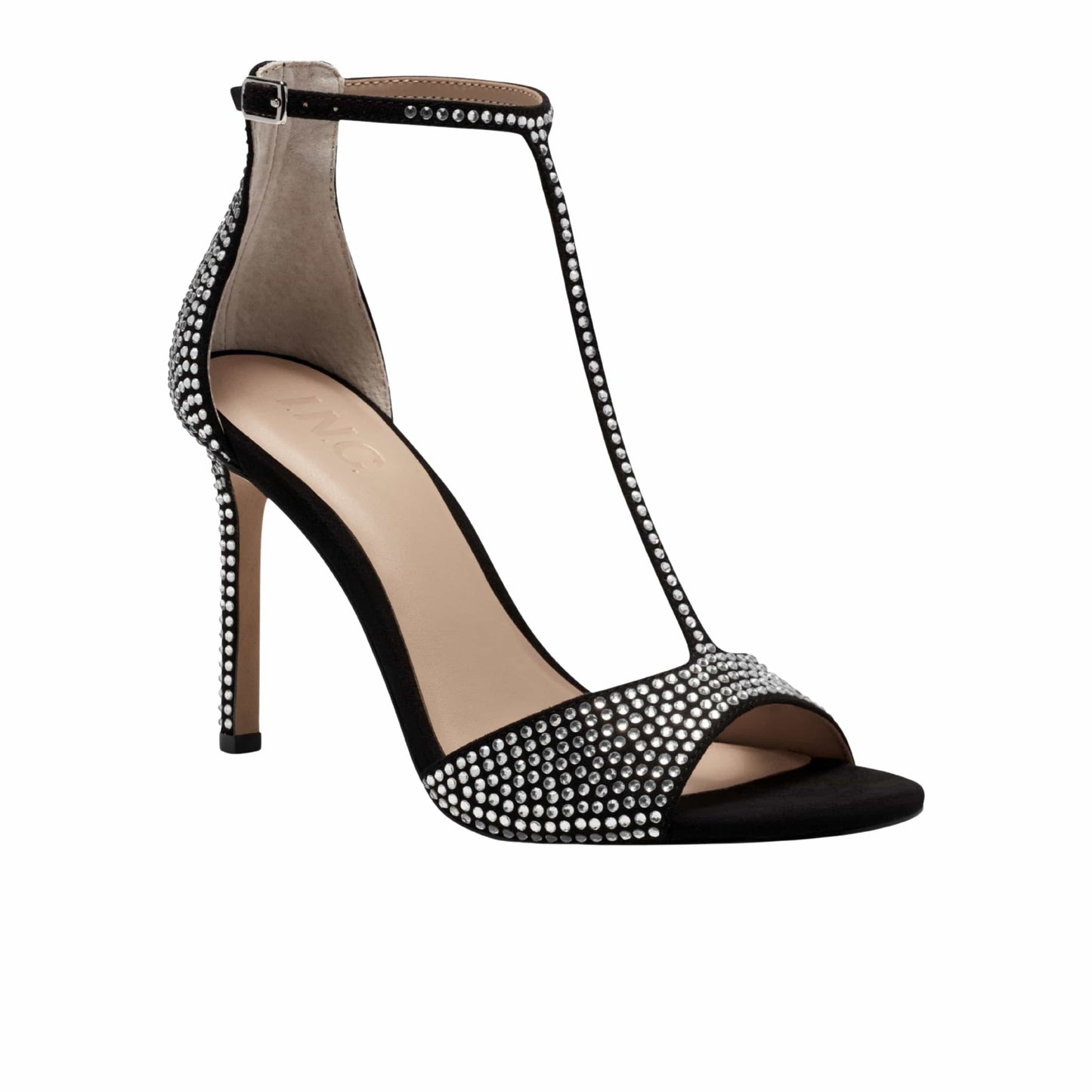 INC INTERNATIONAL CONCEPTS Womens Shoes 40 / Black INC INTERNATIONAL CONCEPTS - Rhinestone T-Strap Sandals