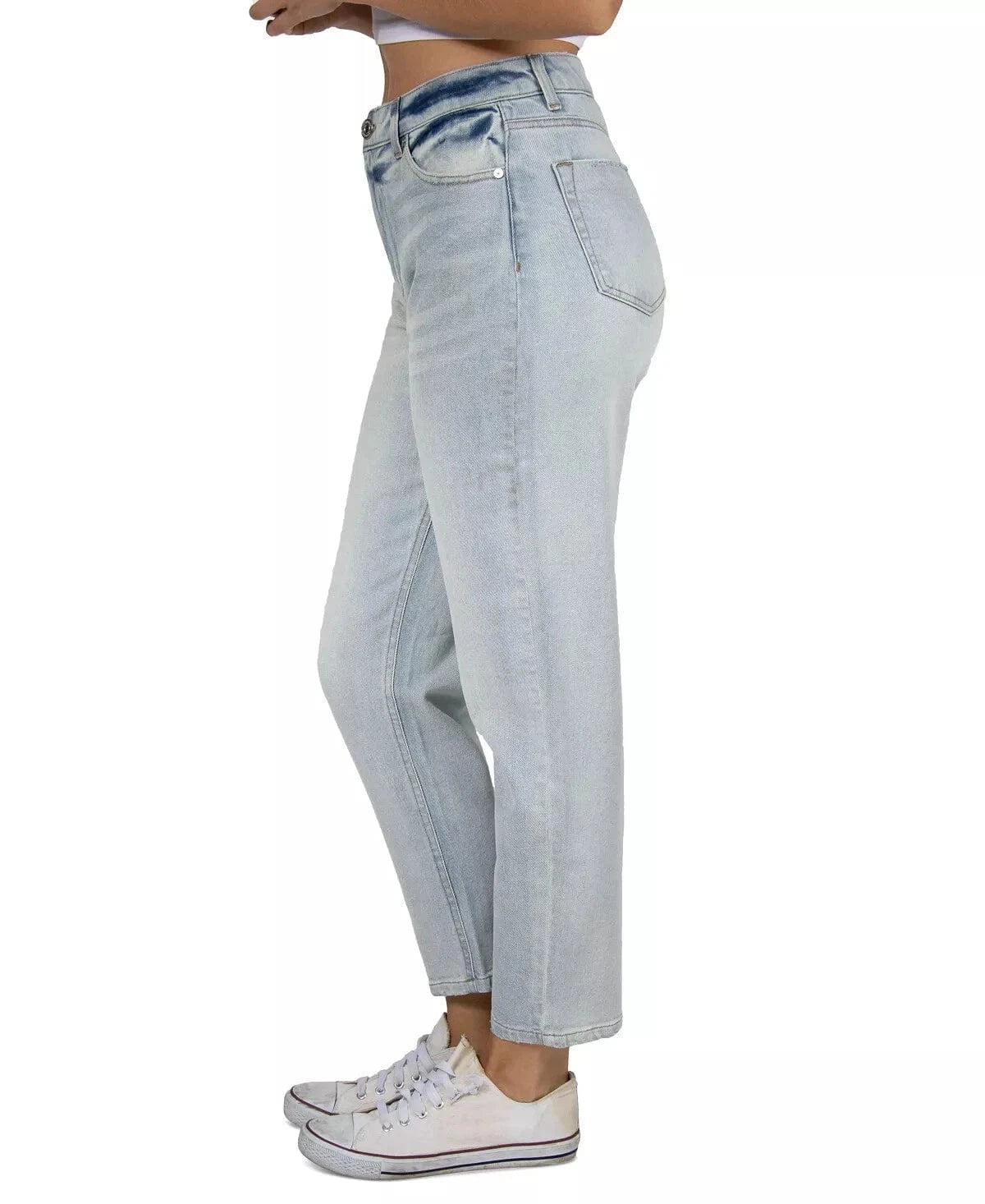 INDIGO REIN Womens Bottoms INDIGO REIN - High-Rise Jeans