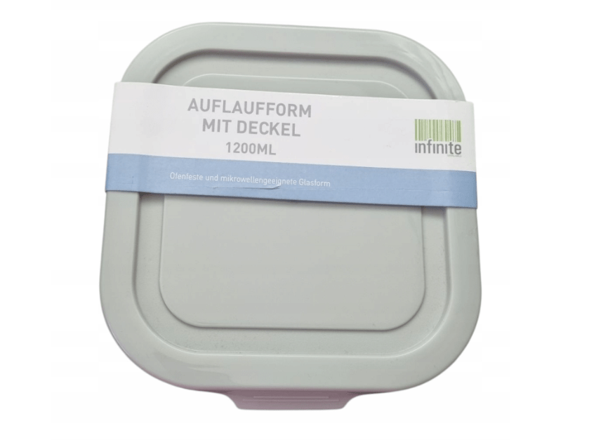 INFINITE Kitchenware 1200 ml INFINITE - Glass food container 1200 ml