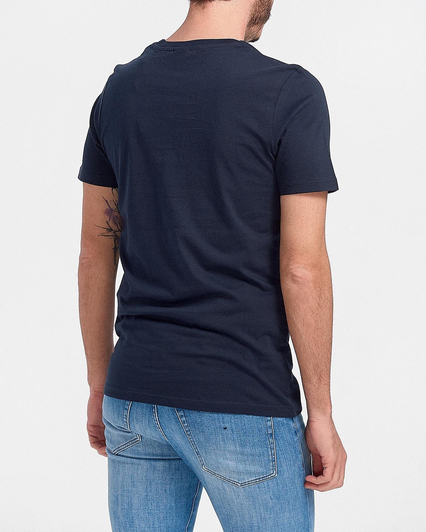 JACK & JONES Mens Tops S / Navy JACK & JONES - Logo T-shirt