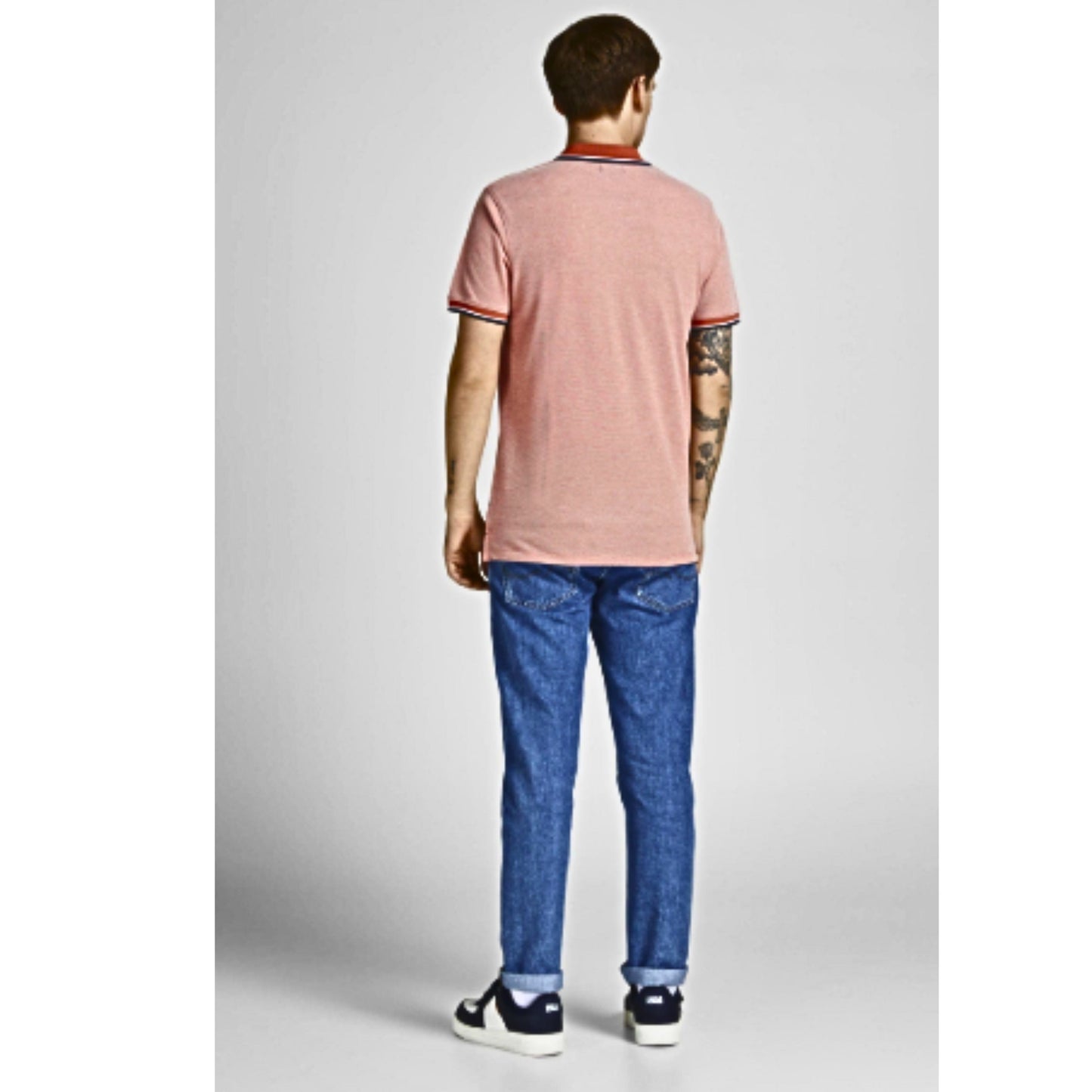 JACK & JONES Mens Tops S / Coral JACK & JONES - Shirt 'WIN'