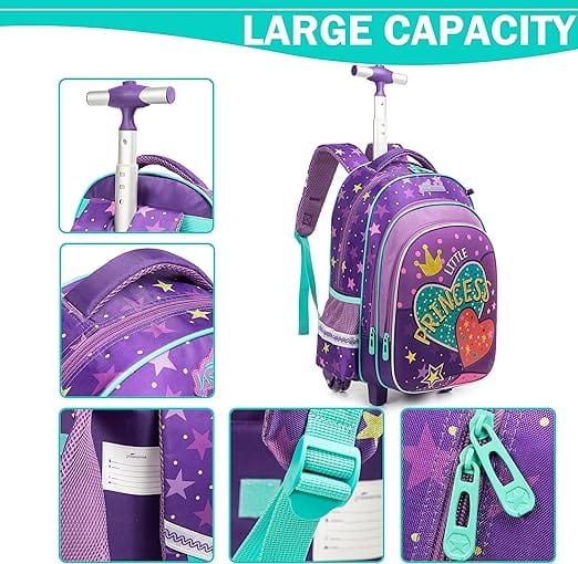 JASMINESTAR School Bags Multi-Color JASMINESTAR - Student Backpack Trolley School Bags Customized Printing Girls
