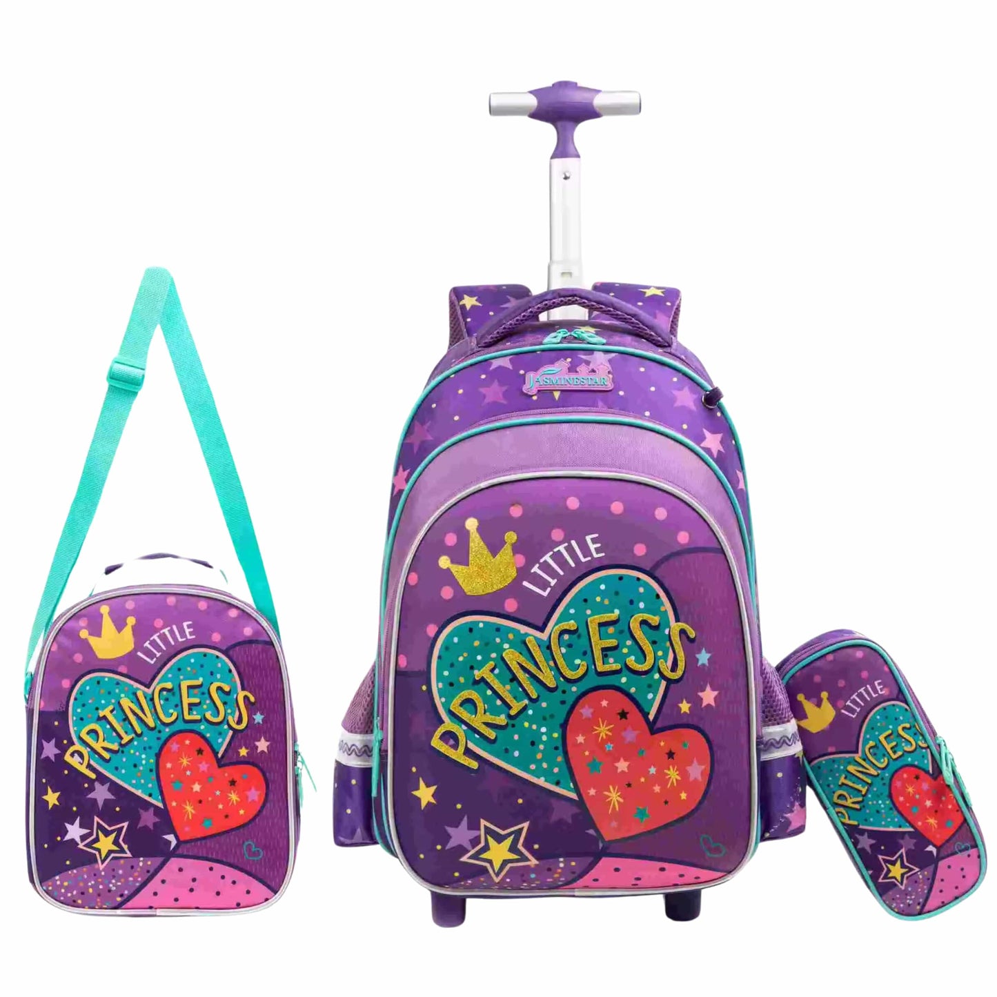 JASMINESTAR School Bags Multi-Color JASMINESTAR - Student Backpack Trolley School Bags Customized Printing Girls