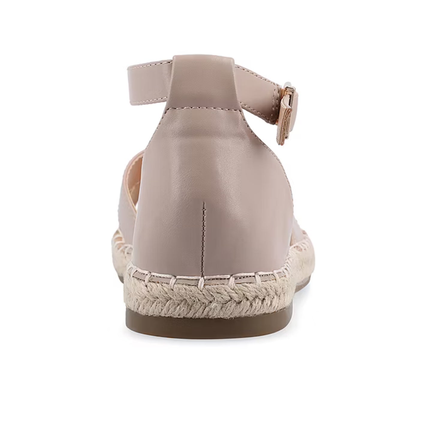 JOURNEE COLLECTION - Faux leather Lyddia Espadrille Flat Sandal