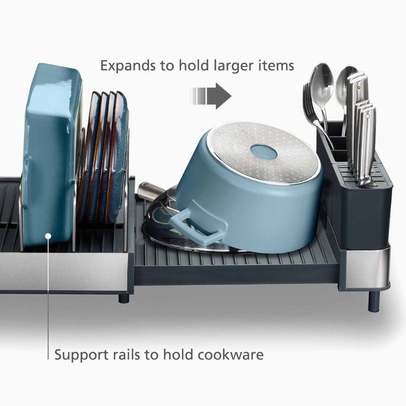 JOSEPH JOSEPH Kitchenware JOSEPH JOSEPH - Extend™ Max Stainless-steel Expandable Dish Drainer