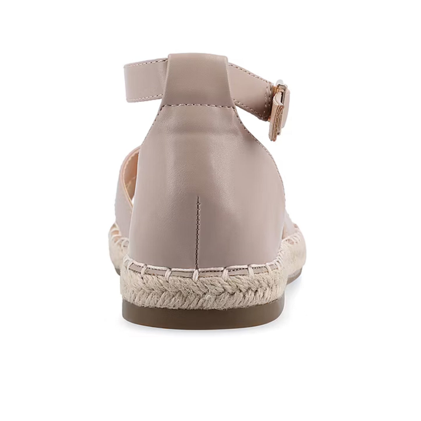 JOURNEE COLLECTION Womens Shoes JOURNEE COLLECTION - Faux leather Lyddia Espadrille Flat Sandal