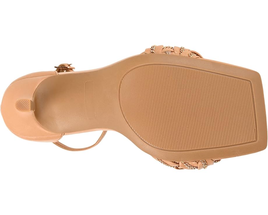 JOURNEE COLLECTION Womens Shoes 38 / Brown JOURNEE COLLECTION - Mabella Braided Chain Sandals