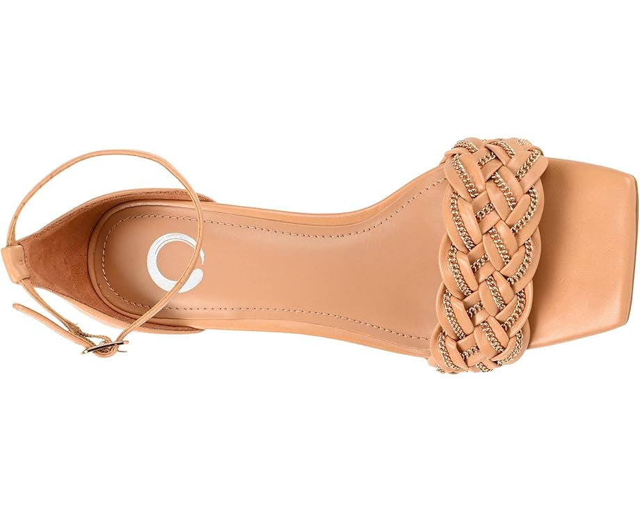 JOURNEE COLLECTION Womens Shoes 38 / Brown JOURNEE COLLECTION - Mabella Braided Chain Sandals