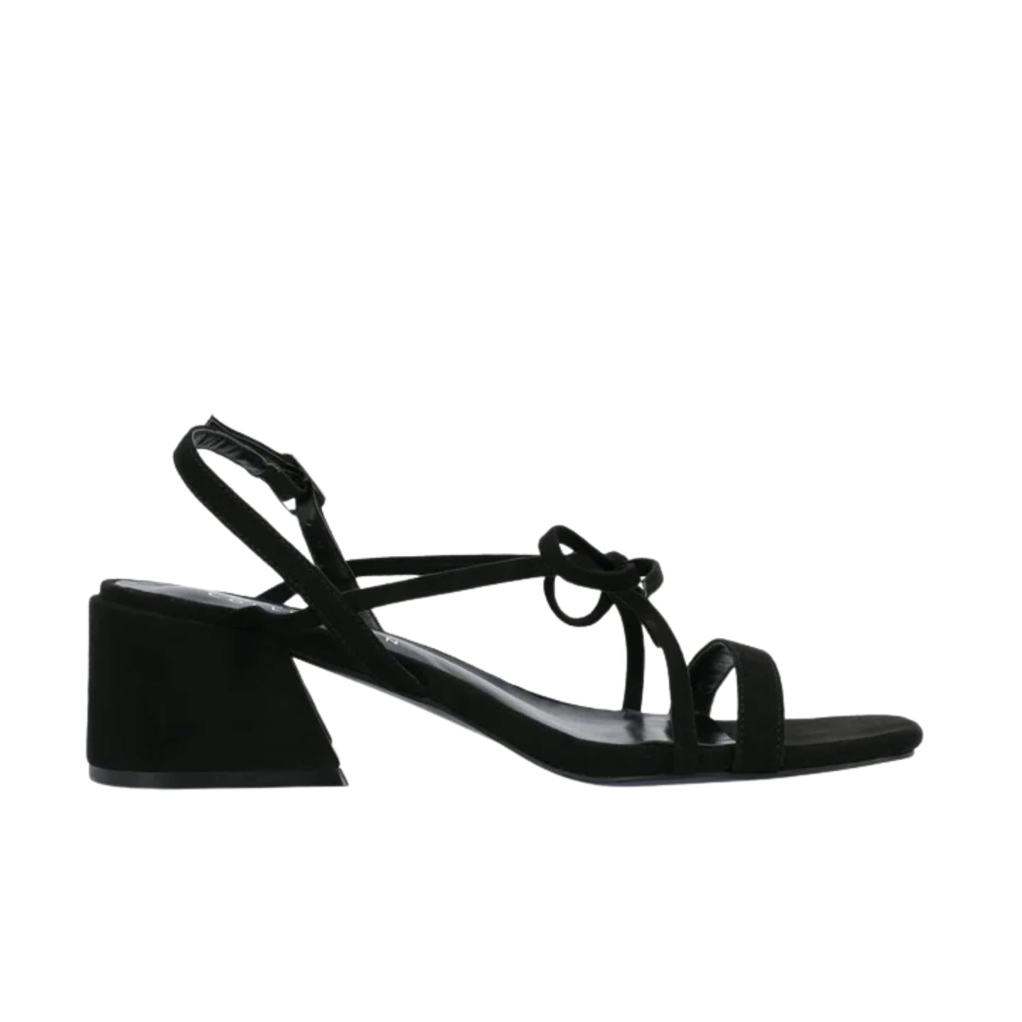 JOURNEE COLLECTION Womens Shoes 39.5 / Black JOURNEE COLLECTION - Multi Strap Block Heel Sandals