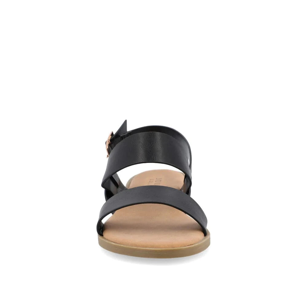 JOURNEE COLLECTION Womens Shoes 37 / Black JOURNEE COLLECTION - Serissa Strappy Flat Sandals