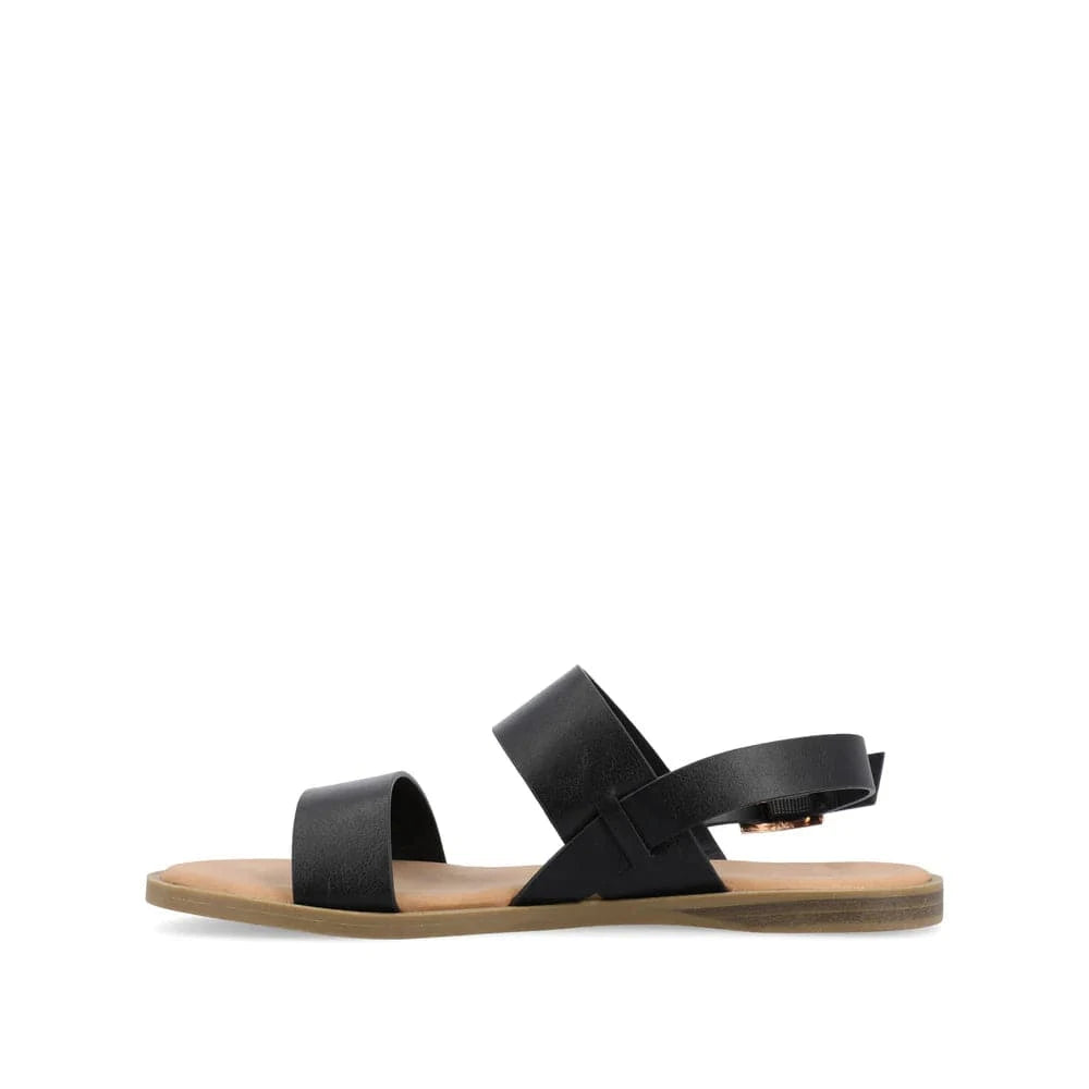 JOURNEE COLLECTION Womens Shoes 37 / Black JOURNEE COLLECTION - Serissa Strappy Flat Sandals