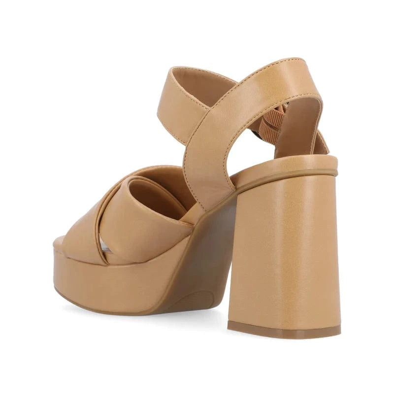 JOURNEE COLLECTION Womens Shoes 36.5 / Beige JOURNEE COLLECTION - Tru Comfort Akeely Sandals