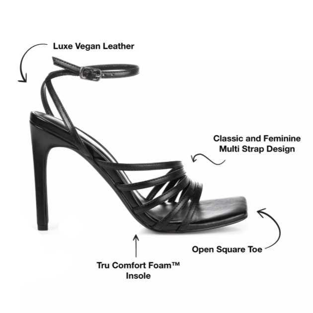 JOURNEE COLLECTION Womens Shoes 40 / Black JOURNEE COLLECTION - Tru Comfort Foam Louella Pump sandals