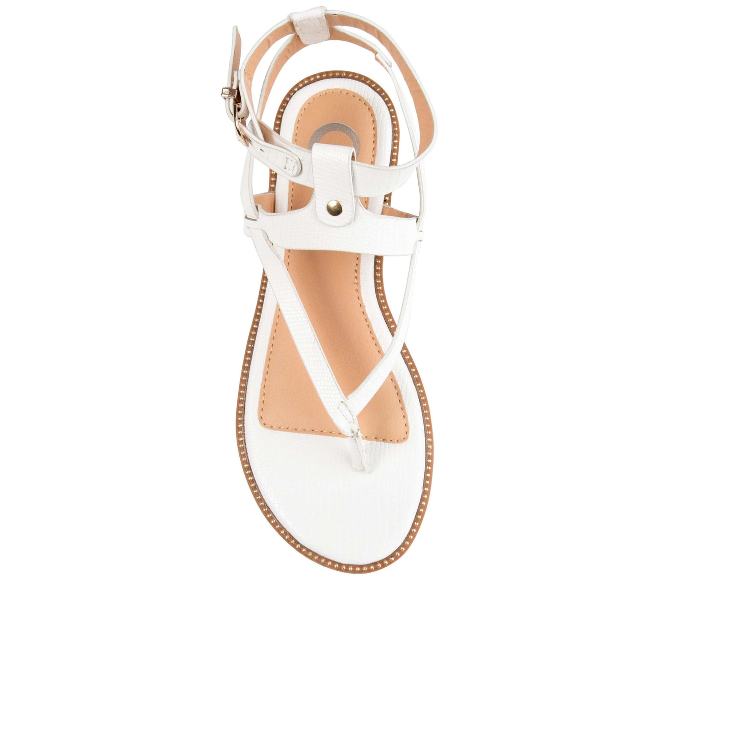 JOURNEE COLLECTION Womens Shoes 40 / White JOURNEE COLLECTION - Tru Comfort Foam™ Multi Strap Sandal