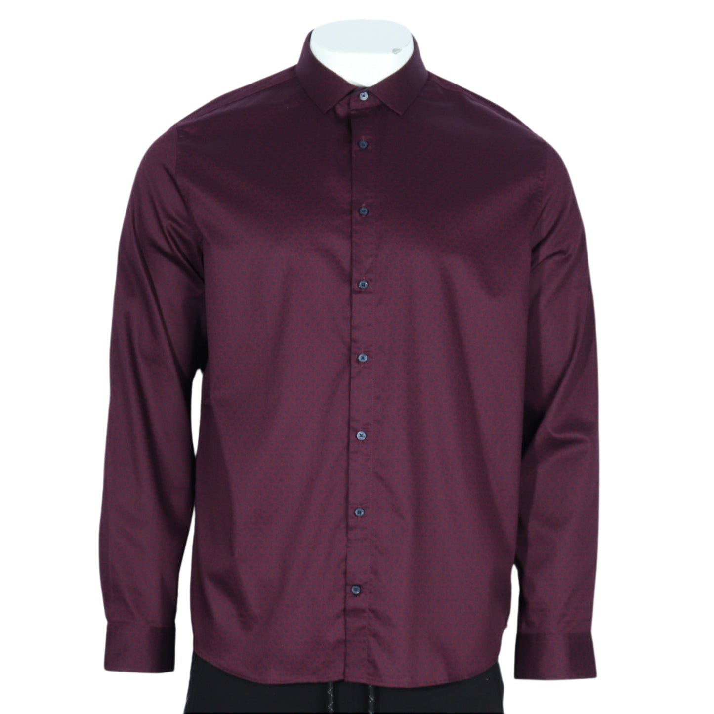JULES Mens Tops XL / Burgundy JULES - Paisley printed top