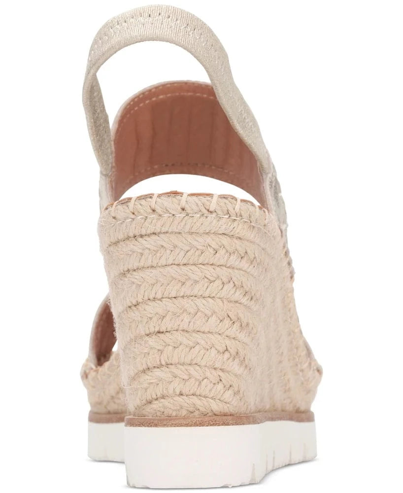 KENNETH COLE Womens Shoes 39.5 / Beige KENNETH COLE - Two-Band Braid Sandals