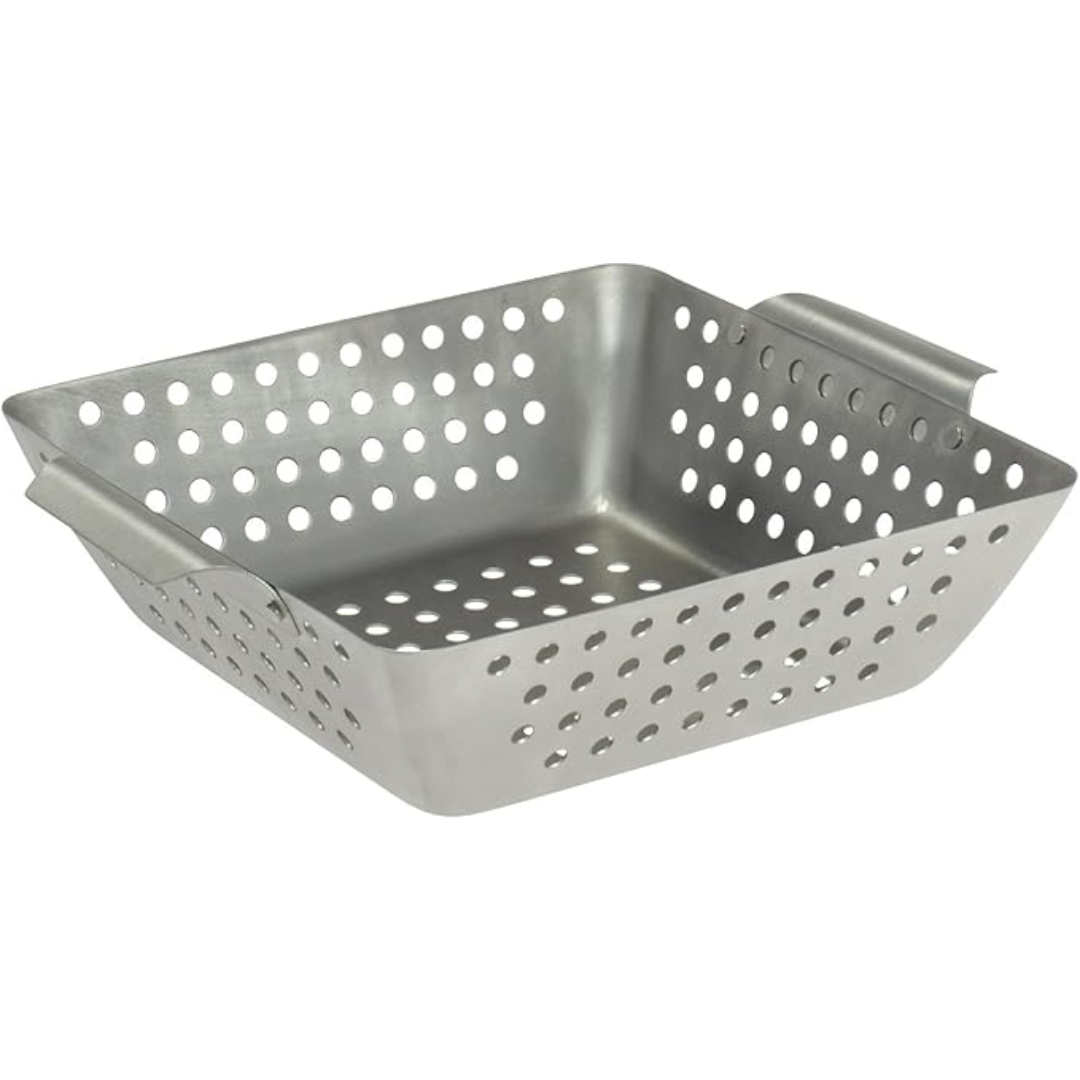 HOME IDEAS - Square Stainless-steel Grill Basket